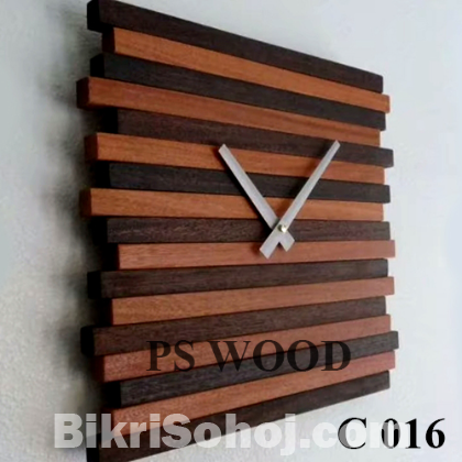 Wooden Wall Clock / কাঠের দেয়াল ঘড়ি